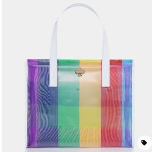Kate Spade Mayan Riviera rainbow tote